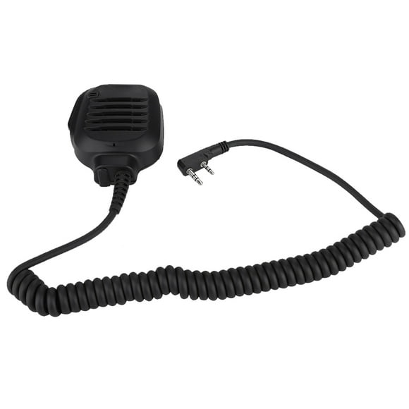 ZOUSSIQI 2 PIN Handheld Walkie Talkie Speaker Mic Hand Microphone for TK EL225#71879