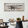 thumbnail image 3 of Empire Art Direct "Model Airplane" Wall Art Metallic Handed Painted Rugged Wooden Blocks Wall Sculpture, 3 of 9