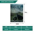 thumbnail image 3 of Harley Davidson -bandera de jardín temática. Regalo perfecto para fans, amigos y familiares, ideal para actividades al aire libre y decoración de fiestas.28CM*45CM, 3 of 5