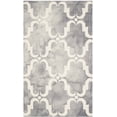 thumbnail image 3 of Safavieh Dip Dye Talbot Distressed Wool Area Rug, Gray/Ivory, 3' x 5', 3 of 12