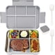 thumbnail image 1 of Kids Lunch Box with Compartments 1330 ml Leakproof Snack Box with 6 Compartments Utensils Microwave Safe (Grad), 1 of 5