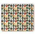 thumbnail image 1 of Cactus Mouse Pad, Mexican Succulent in Pots Botanical Themed Illustration House Plant Arrangement, Rectangle Non-Slip Rubber Mousepad, Multicolor, by Ambesonne, 1 of 2