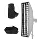 thumbnail image 5 of Rejilla de panal negra para caja de luz de 22x90cm, ideal para fotografía profesional con efecto de luz y sombra único., 5 of 6