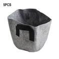 thumbnail image 4 of Breathable Fabric Grow Bags for Healthy Root Zones 5 Pack Gray 25 Gallon, 4 of 7