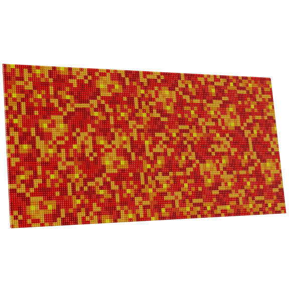 Red Mosaic Baseplate (10Pack) (10)