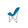 thumbnail image 4 of Mainstays Folding Butterfly Chair, Blue, 4 of 7