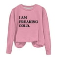 thumbnail image 6 of Uxgjfwu Size 6 Shirts Girls Crewneck Oversized Sweatshirt Kids Fashion Long Sleeve Pullover Tops 1-12 Years, 6 of 7