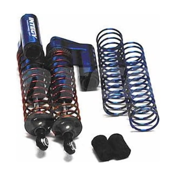 Integy MSR9 Rear Piggyback Shock Blue 2 ST SLH INTT7964BL Electric Car/Truck Option Parts