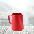 thumbnail image 6 of RUNROTOO Red Milk Frothing Pitcher 400ml 1Pack for Professional with Pointed Spout and Non-Rusting Material, 6 of 8