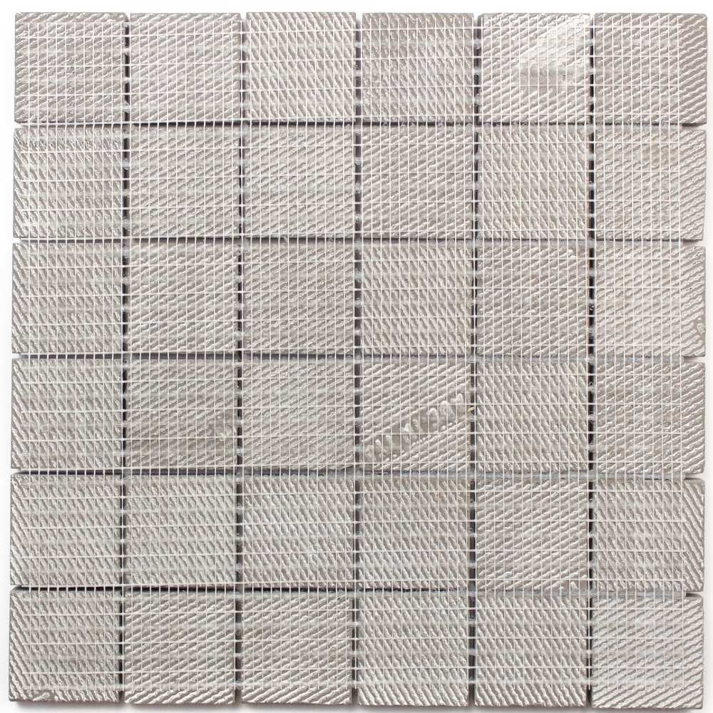 The Tile Life Penthouse 2" x 2" Charming Amber Matte Porcelain Mosaic Floor and Wall Tile Case of 9