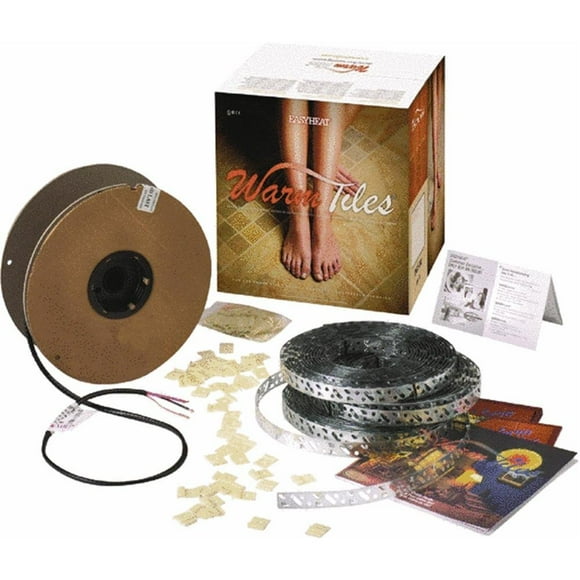 Easy Heat Warm Tiles DFT1039 Floor Warming Cable Kit Covers 35-42 Square Feet