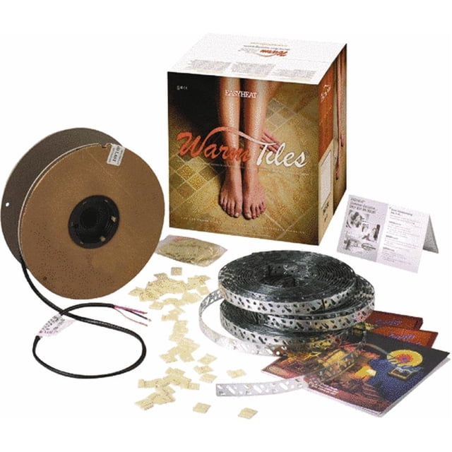 Easy Heat Warm Tiles DFT1039 Floor Warming Cable Kit Covers 35-42 Square Feet