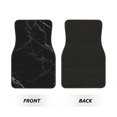 thumbnail image 2 of Zufioo Black Marble Texture Abstract Print Car Floor Mats Four-piece Set, Car Interior Accessories - Corrosion-resistant, Non-Slip, Suitable for Cars, Trucks, Vans, 2 of 7