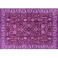 thumbnail image 1 of Ahgly Company Indoor Rectangle Oriental Purple Industrial Area Rugs, 7' x 9', 1 of 4