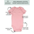thumbnail image 3 of Honest Baby Clothing Baby Boy or Girl Gender Neutral Organic Cotton Short Sleeve Bodysuits, 8 Pack (Newborn-24 Months), 3 of 7