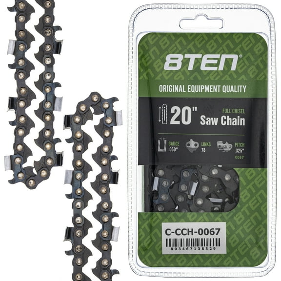 Full Chisel Chainsaw Chain 20 inch .050 .325 78DL for Husqvarna 455 Rancher 810-CCC2289H