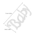 thumbnail image 2 of unbranded 5Ud Letras De Strass Autoadhesivas Plateadas Para Manualidades Y En Tela, 2 of 8