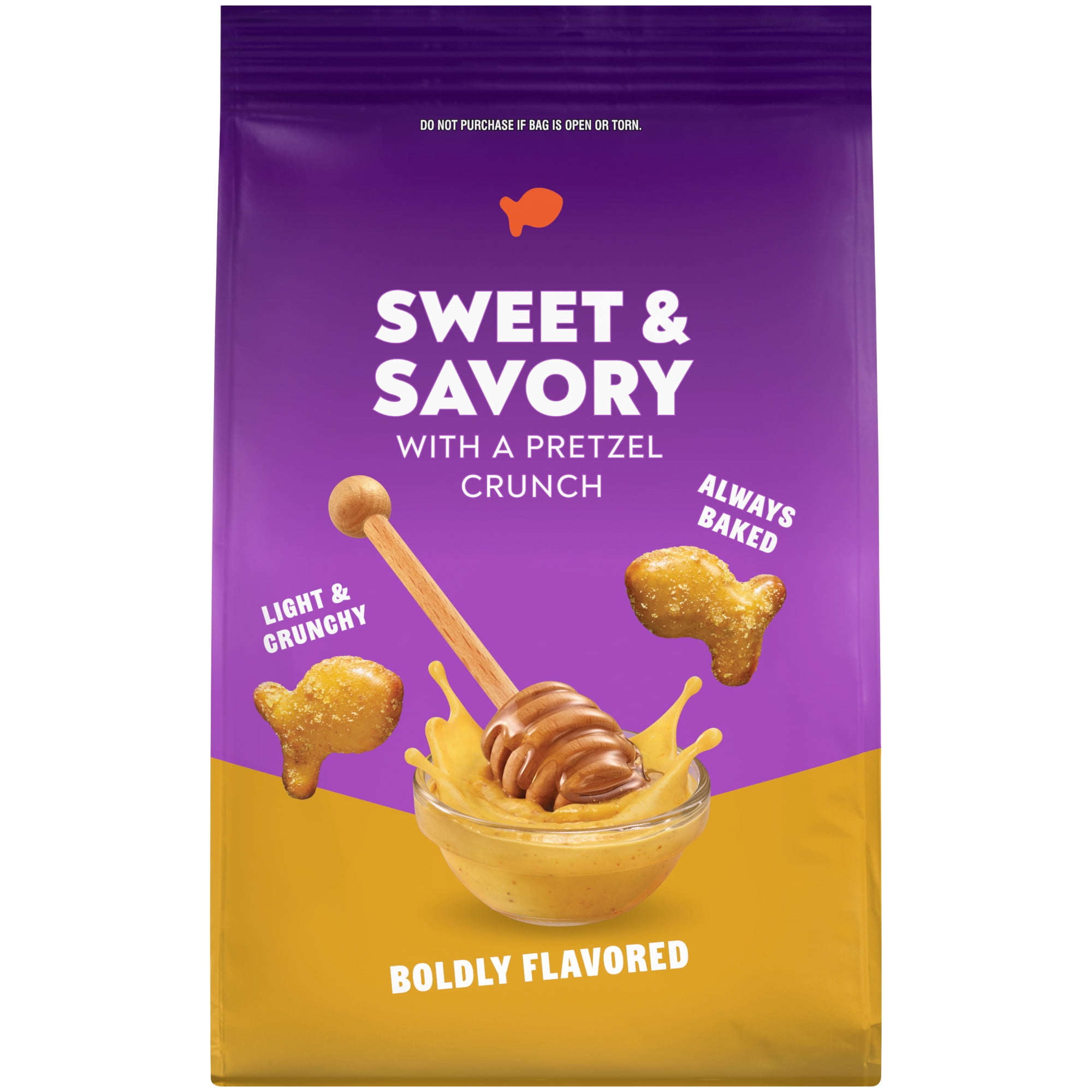 Goldfish Honey Mustard Seasoned Pretzels, 8 Ounce Bag