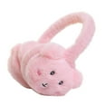 thumbnail image 2 of Cethrio Winter Ear Warmers for Kids, Foldable Cotton Plush Ear Muffs Pink Size Free Size, 2 of 3