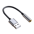 thumbnail image 4 of USB to 3.5mm Jack Audio Adapter Headset A Female External Stereo Sound Card B, 4 of 10