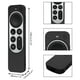 thumbnail image 3 of Funda De Silicona A Prueba De Golpes Para Control Remoto Compatible Con Apple Tv 2021 4K, Accesorios De Control Remoto, Funda Protectora Antideslizante A Rayas Serendint EL017801-02, 3 of 5