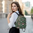 thumbnail image 6 of FORMRS Mini Backpack Purse for Women Travel Daypack Casual Shoulder Bag, Christmas Hats, 6 of 7