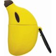 thumbnail image 1 of Case for Airpods 1&2 , Cute and Fun Simulation Banana Soft Silicone Non-Slip Anti-Fall with Keychain for Women Girls Teens, 1 of 4