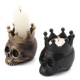 thumbnail image 4 of Corona Calavera Candelero Resina Calavera Candelabro Decoración Horrible Calavera Candelabro Artesanía Esqueleto Candelabro Estante Para Comedor Sala Bar Hogar Monstrate HA027867-01, 4 of 7