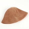 thumbnail image 3 of Classic Corduroy Bucket Hat for Women Warm Fishing Hat Womens Bucket Hat Cowgirl Hat Accessories for Outdoor Travel, 3 of 7
