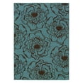 thumbnail image 2 of Addison Heights Cecila Floral Blue/Brown Indoor-Outdoor Rug, 2 of 2