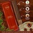 thumbnail image 3 of Cedar Mahogany Incense Sticks - Pack of 100 Inscents-Sticks - Inciensos Aromaticos para La Casa - Made with Natural Ingredients - Scented Insence Non Toxic Insense Incents, 3 of 3