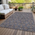 thumbnail image 6 of Addison Rugs Chantille Indoor/Outdoor Transitional Floral Navy Washable Rectangle Rug, 2'6" x 3'10", 6 of 6