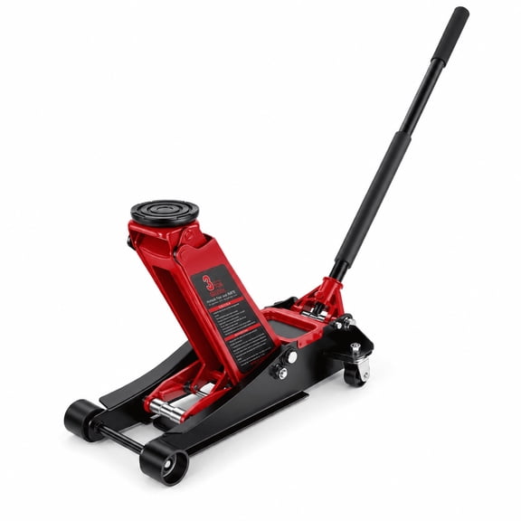 Fenbeli 3 Ton Low Profile Hydraulic Floor Jack, 6600 lb Dual-Pump Quick Lift Garage Jack for Cars SUVs Trucks Tire Changes and Maintenance