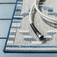 thumbnail image 3 of SAFAVIEH Cabana Burke Geometric Indoor/Outdoor Area Rug, Grey/Blue, 5'3" x 7'7", 3 of 8