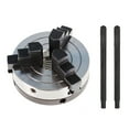 thumbnail image 2 of findmall Wood Lathe Chuck, 3-Inch 3 Jaw Chuck with 1-Inch by 8 TPI Spindles, 2 of 6