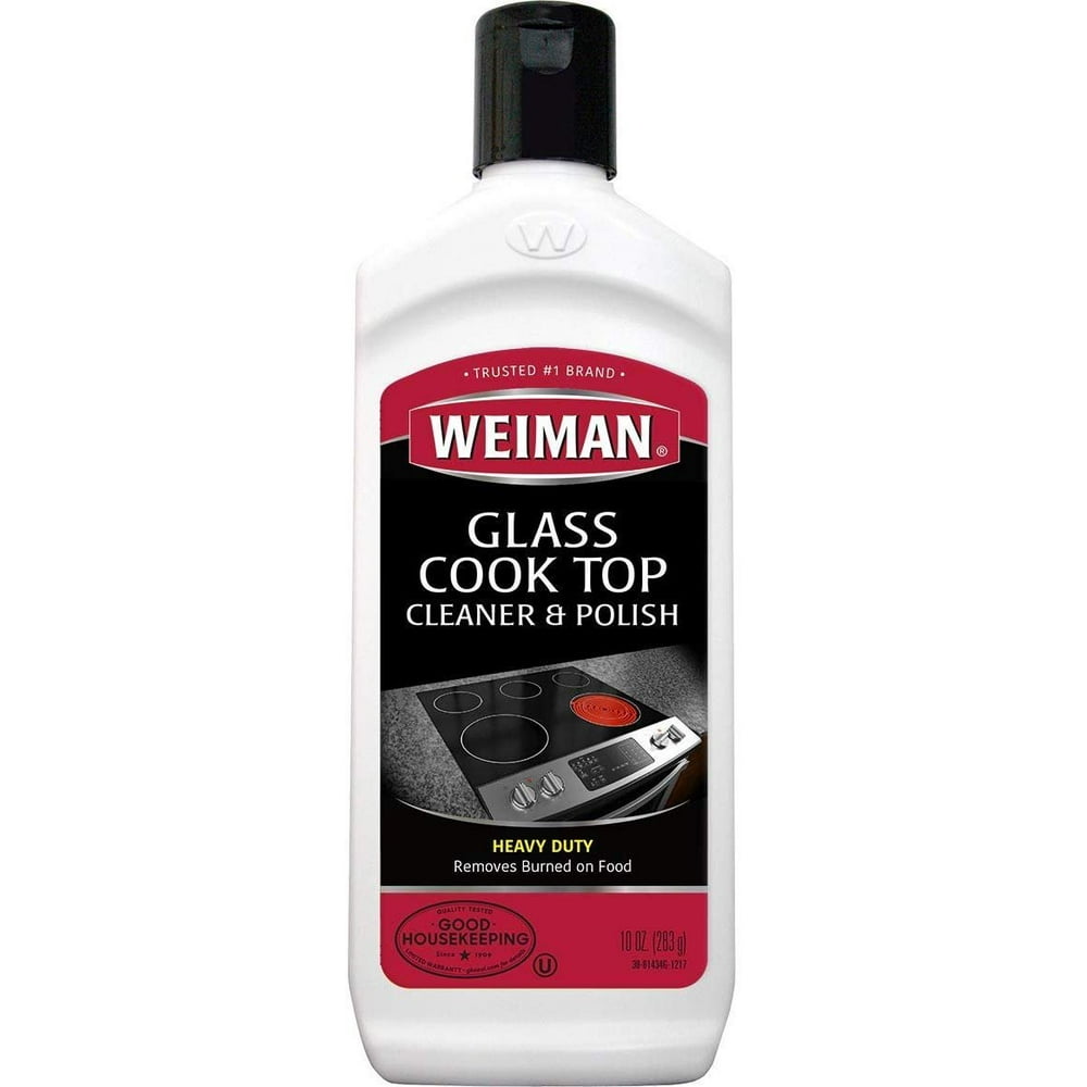 Weiman Glass Cook Top Heavy Duty Cleaner & Polish, 10 oz