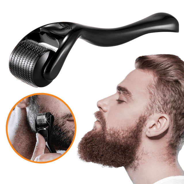Rodillo Micro Agujas Dermaroller Crecimiento Pelo Barba