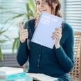 thumbnail image 6 of BIZHUA Dopamine Notebook Light Blue, 20.3x14cm Bright Cover Journal, Lined Paper Notepad for Daily Notes, 6 of 7