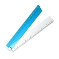 thumbnail image 3 of Uxcell Folding Straight Ruler 30cm Metric Aluminum Alloy Protractor Foldable Angle Ruler Geometric Measuring Tool for Architects Artists Office, Blue, 3 of 7