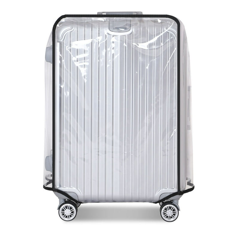 TINYSOME Clear PVC Suitcase Cover Protectors 18 20 22 24 26 28 30 Inch PVC  Transparent Travel Luggage Protector for Carry on 