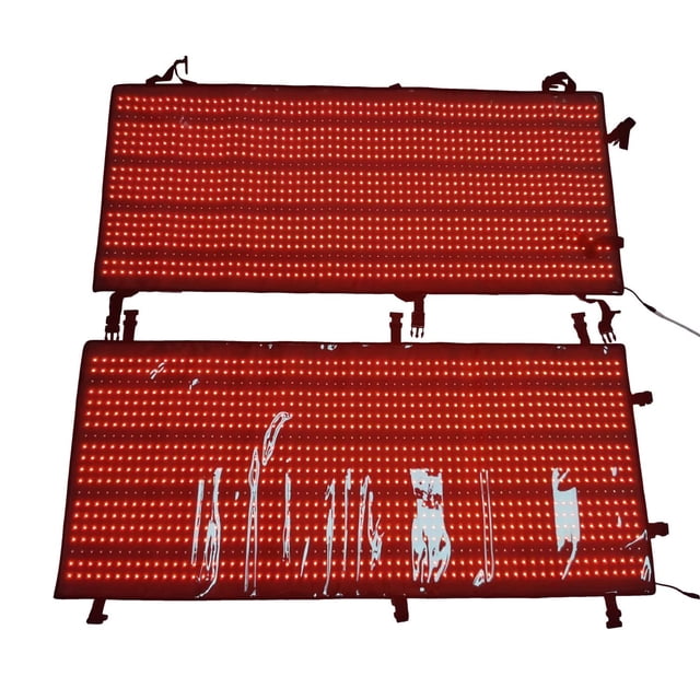 Red Light Therapy for Body, 67"x 24" Red Light Therapy Mat with 2520 LEDs for Full Body Used to Relieve Pain, 660nm Red Light & 850nm Infrared Light Dual Wavelength, 2 Mats in Total