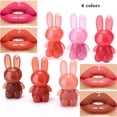 thumbnail image 4 of CLLC Set de brillo labial hidratante con forma de conejito, brillo labial con forma de conejito, labiales líquidos hidratantes en gel, tinte labial, maquillaje bonito de larga duración, resistente al, 4 of 8