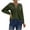 Army Green, variant on ATOYSOY Women's Loose Hoodie Tops Fashion Long Sleeve Tees Fall Winter Retro Solid Color Pullover Workout Casual Shirts V Neck Lacing Sweatshirts Outwear Green L