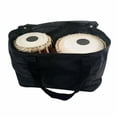 thumbnail image 4 of Tabla Drum Set~2.5 Kg Black Painted Designer Bayan~Wooden Dayan, 4 of 6