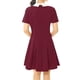 thumbnail image 5 of Dde San Patricio Casual PaMujer, Cuello Peter Pan, Mangas Cortas, Vestido De Punto Acampanado Por EnciDe RodilBorgoM, 5 of 5