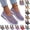 Light Purple, variant on Mfakffe Orthopedic Shoes for Women Dressy Slip on Non Slip Mesh Sneakers Summer Walking Comfy Closed Toe Arch Support Shoes (Sky Blue)