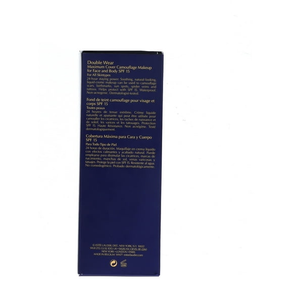 Estee Lauder Double Wear Maximum Cover Camouflage Makeup for Face and Body SPF15, 1N3 Creamy Vanilla, 1 oz