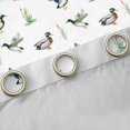 thumbnail image 4 of Manfei Mallard Duck Print Kitchen Curtains,Farmhouse Bird Black Out Curtains Pack of 2 (42x63 Each), 4 of 6