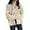 Beige, variant on Ediodpoh Casual Knit Cardigan for Women Sweater Soft Yarn Oversized Open Front Coat Comfortable Daily Wear Loose Fit Grey