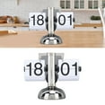 thumbnail image 1 of Horloge à Piles à Clapet, Acier Inoxydable, Horloge Rétro Numérique Réglable Facile à Lire, Design Minimaliste pour la Déco et la Collection, 1 of 8